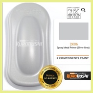 ↓ ▥ ◶ SAMURAI SPRAY PAINT SILVER GREY EPOXY METAL PRIMER   2k06(2K IN A CAN) 400ML
