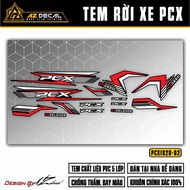 Tem Rời Dán Xe PCX Thiết Kế Exceed Excellence | PCX-02 | Decal Chế Dán Xe Máy PCX 125 150 160 Chống