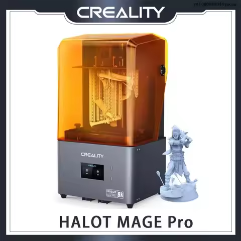 Creality HALOT MAGE Pro Resin 8K 3D Printer with Smart Resin Pump 10.3“ Monochrome Screen 170mm/h Pr