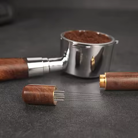 Stainless Steel Coffee Tampers Espresso Ground Mixers Dispensers Levelers WDT Tools Cafe Stirrers Ba