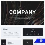 LY636 [Sequence] Simple Business Company Introduction ppt Template 02