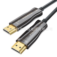 สายเคเบิลไฟเบอร์ออปติก HDMI ความละเอียดสูงพิเศษ 2.1 8K60Hz 4K120Hz 3D จอแสดงผล AOC 2-100m สายวิดีโอเ