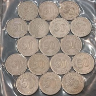 50 sen Parlimen Complete Set 17pcs 1967 1968 1969 Coin Syiling