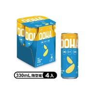 【OOHA】氣泡飲 柚子海鹽 易開罐330ml x4入(組)