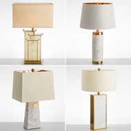 Designer Living Room New Creative Table Lamp Luxury Marble Chinese Bedside Lamp Model Room Table Lam