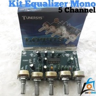 Kit Equalizer Mono LA3600 Mono 5 Channel Potensio Putar