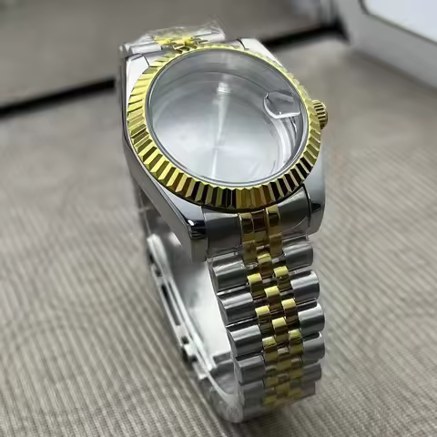 Miotata 8215 Model 36mm Silver Gold Case Components Stainless Steel Movement Watch Accessories for M