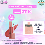 Son Kem Lì 3CE Casual Affair - Hồng Nho 4.6g