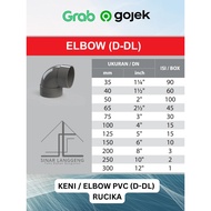 Keni/knee/elbow/knei PVC (D) Rucika 90 Degree 8", 10", 12" PVC Pipe Fittings Pipe Connections