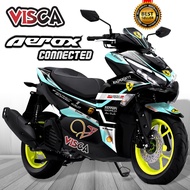 Decal Aerox 155 Connected 2021 2022 Full Body Stiker Aerox 155 Connected 2021 2022 Keren Striping Ae