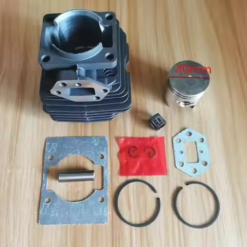 G45L Cylinder piston kit 40mm gasket bearing for Zenoah G45 BC4310 HUS. 443R brush cutter cylinder p