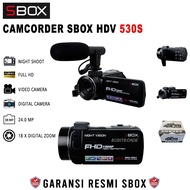 Handycam Sbox Full HD With Microphone/24Mp Sbox S530 - SBOX128GB