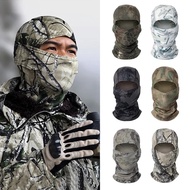 【Limited Stock Available】 Camouflage Balaclava Full Face Scarf Outdoor Ski Cycling Full Face Cover Winter Neck Warmer Tactical Scarf Cap Helmet Liner