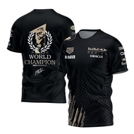 Men's Red Bull Racing F1 Team T-Shirt. 3D Printing Tag Heuer Mobil Sports Racing Verstappen Jerseys