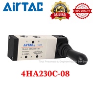 AirTAC 4HA230C-08 Pneumatic Spring Return Closed Centre Hand Lever Valve AirTAC Hand Valve Mechanica