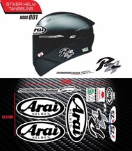 Stiker Sticker Kaca visor HELM B Arai Ram 4 rx7 RV Shoei SET STICKER VISOR HELMET Paket