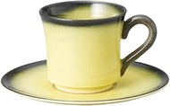 Ale-net Coffee Cup, 3.2 x 4.3 x 2.8 inches (8.16 x 10.91 x 7.3 cm), 8.2 fl oz (235 cc), Yellow Penet