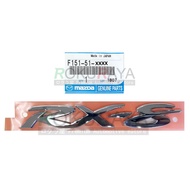 Mazda RX8 RX-8 SE3P Original Genuine Parts (MARK RX 8) Car Rear Emblem Logo Chrome Badge Original Re