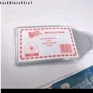 透明PVC IC保护套 1PCS IC Holder Sampul IC Plastik Cover Plastic IC Cover Document Presentation File Organ