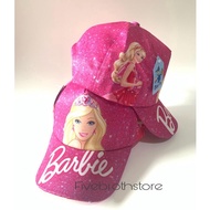 Barbie hat for girls with full sublimation motif, Barbie character girl's hat