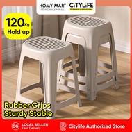 Citylife Plastic Stool Simple Modern Stool Stackable Stool Thickened Living Room Dining Chair Stool