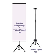 SY Bunting t-stand Tripod / Bunting t-stand Tripod + bunting 1set