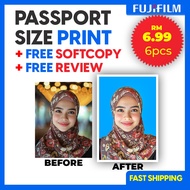 Passport Print / Passport Size Printing Ukuran Passport / ID Photo Printing Service / Cuci Gambar Saiz Passport