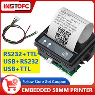 58mm Embedded Thermal Printer (USB+RS232+TTL) POS Receipt Printer Ticket Printing
