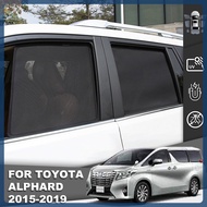 MorningSGToyota Vellfire/Alphard AH30 2015-2023 Custom-Fit Magnetic Car Sunshade UV Protection Folda