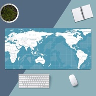 World Map Mouse Pad Oversized Computer Keyboard Mens Chinese Style Retro Desk Pad Game E-sports Offi