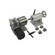 CNC Engraving Machine Rotation Axis A Axis Fourth Axis Tailstock with 3/4 Claw 80/100/130MM Chuck fo