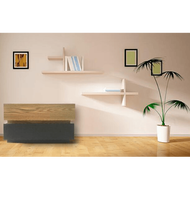 Delicato ตู้อเนกประสงค์ HD003-BK สีดำ