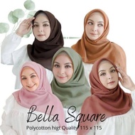 Bella square hijab per 2 pcs/ Bella plain hijab