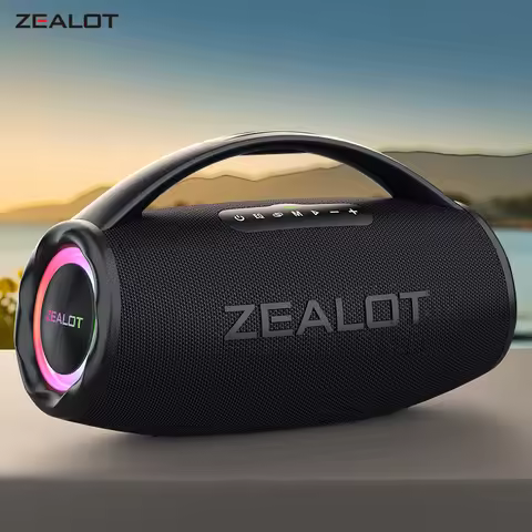 ZEALOT-S97 80W Bluetooth Speaker Powerful Wireless Speaker with Portable Handle, for Party, Camping,