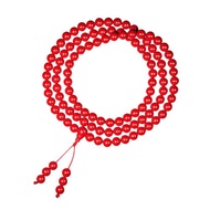 【正佳珠寶】帝王硃砂 頂級滿紅帝王砂 8mm 108顆平安轉運珠