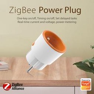 NEO塗鴉ZigBee 3.0智能法規插座16A帶計量連接塗鴉網關語音控制