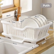 BKT MINIMALIST DISH RACK WITH DRAIN