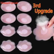 [Sunshine] Reusable Invisible Self Adhesive Silicone Breast Chest Nipple Cover /Bra Pad Invisible Breast Petals Nipple Stickers/Woman Bra Accessories