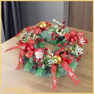 [Lovoski1] Christmas Advent Wreath Candlestick Decorations Gift Centerpiece Candleholder for Living Room Holiday Tradition Door Home