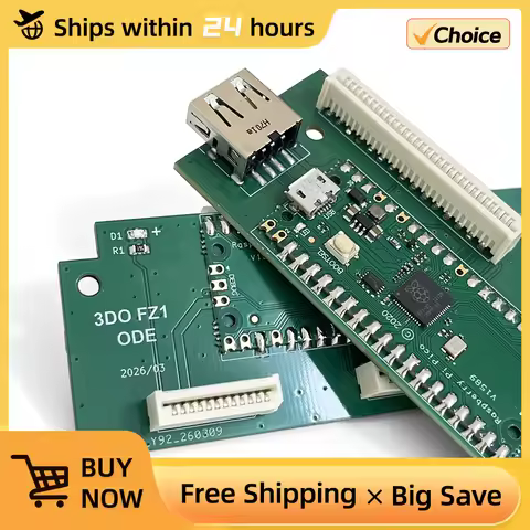 New FZ-1 ODE 3DO Optical Drive MOD Board Emulator With Screws And Cable Supported FAT32 EXFAT Consol