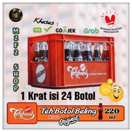 Teh Botol Sosro Beling Kaca + Krat - 220 ml Harga Kratan (Gojek/Grab)