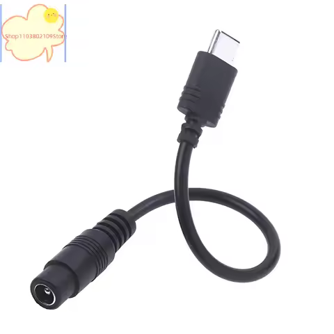 [HM]DC Type-c Female To 5.5*2.1 Female Cables 5521 Power Jack DC Power Conector 5.5x2.1 Adapter USB 