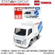 TOMICA TOMICA TOMICA TOMICA TOMICA TOMICA 188407 57 REG ART MOVING COMPANY TRUCK WHITE - DIECAST