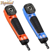 TOPTOOL Electric Corner Screwdriver, High Torque Manual Tool Right Angle Screwdriver,  Hex Shank Mul
