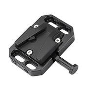 Universal V Mount Battery Plate V-Mount Battery Mounting Plate with Multiple 1/4inch Threaded Holes