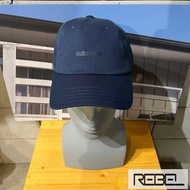 REBEL 👽 ADIDAS SONIC DAD CAP 休閒 穿搭 藍色  運動帽  GN2247