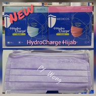 [Ready Stock] Medicos  ultrasoft  4 ply Hijab  ASTM Level 2 Submicron Surgical Face Mask (Headloop ) 50s per box