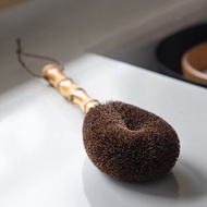 日本霜山 竹柄山棕洗鍋刷/清潔刷