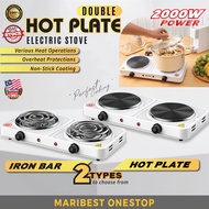 Double Hot Plate Electric Stove Induction Cooker Multifunction Without Gas Cooking Dapur Memasak Elektrik Serbaguna