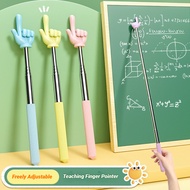 Finger Pointer Stick for Kids Reading, Telescopic Teaching Pointer, Teacher Finger Pointer for Class